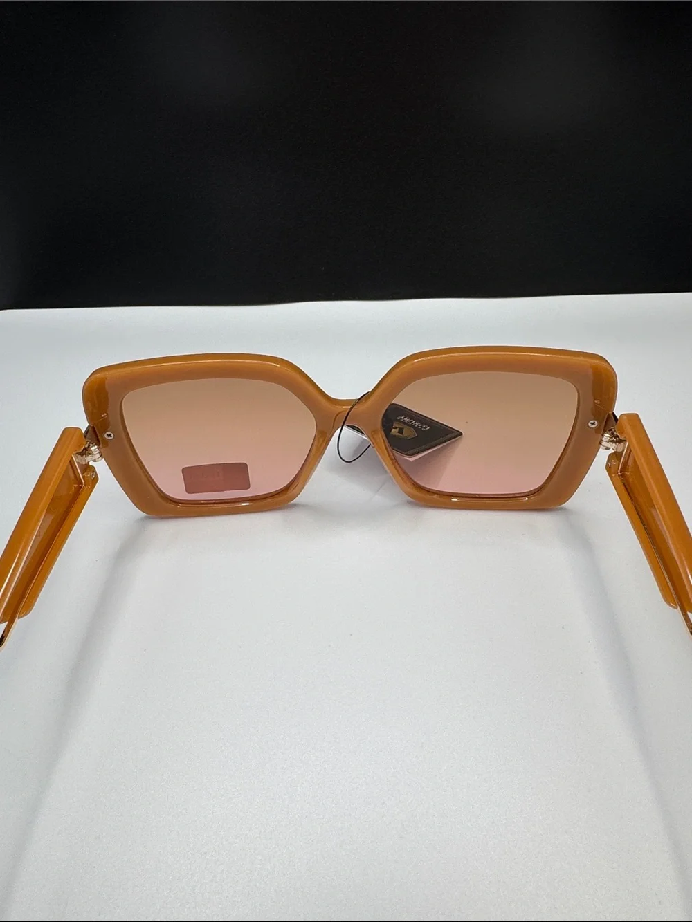 Oversized Square Women’s Sunglasses - Amber